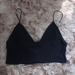 Black Bralette Top PrettyLittleThing